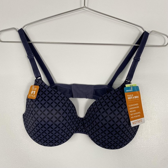 Warner's Other - NWT Warner's This Is Not A Bra T-Shirt Bra Womens 34B Purple Geometric Underwire
